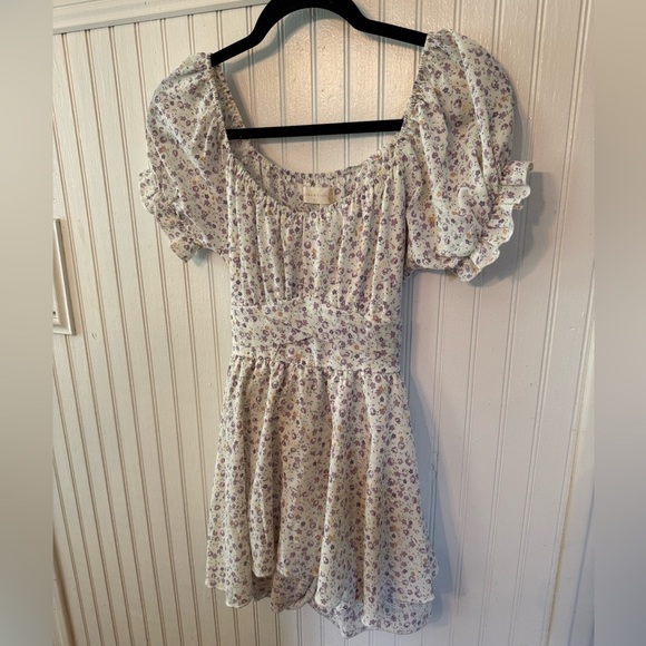 Altar’d State Double Layered Small Romper - Picture 1 of 4